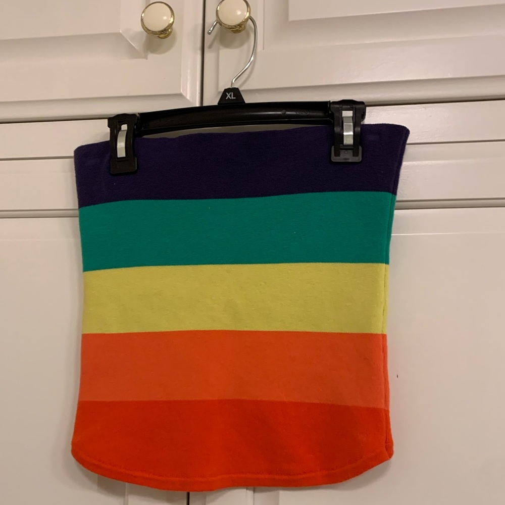 Rainbow tube top